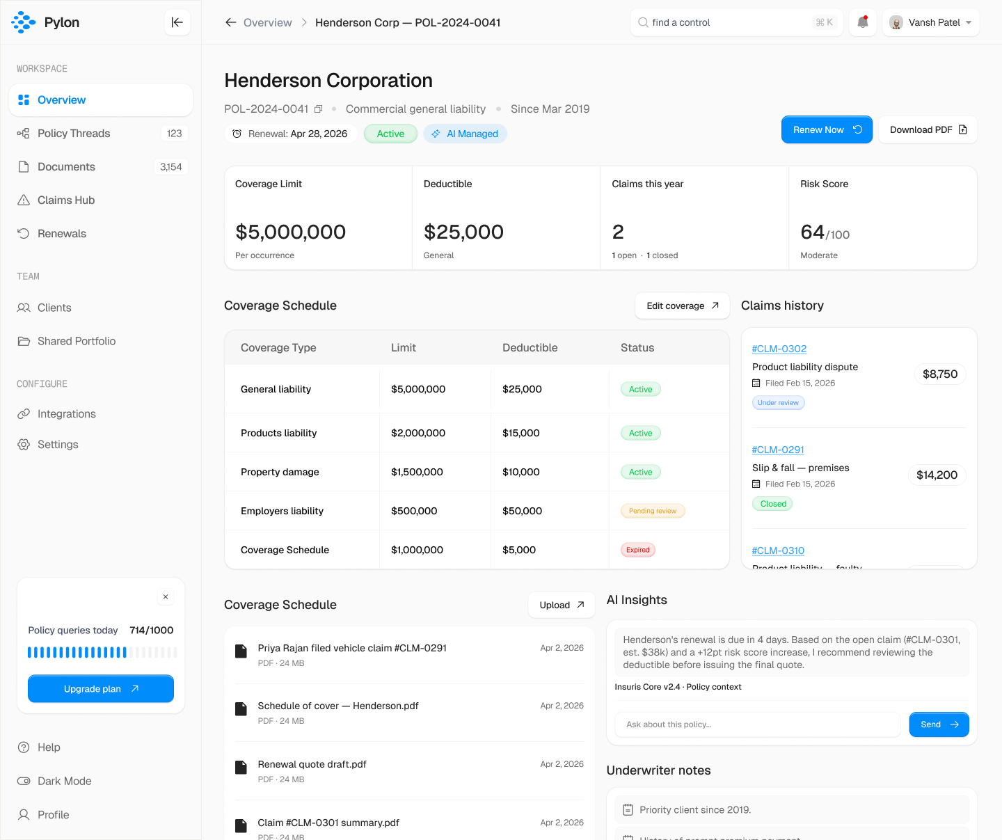 Building Pylon — AI-Native Insurance Operations from Prototype to Production screenshot 2