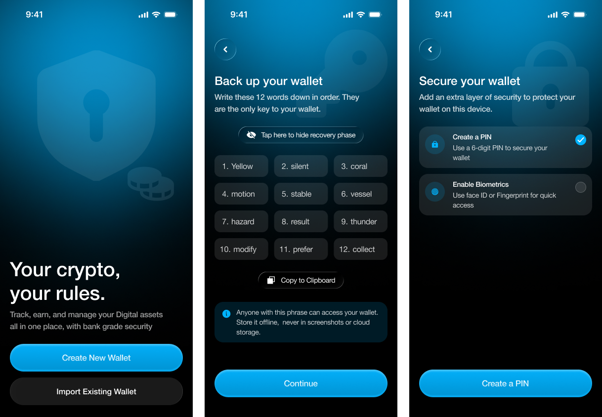 VaultGo — Self-Custody Onboarding & Recovery for First-Time Holders